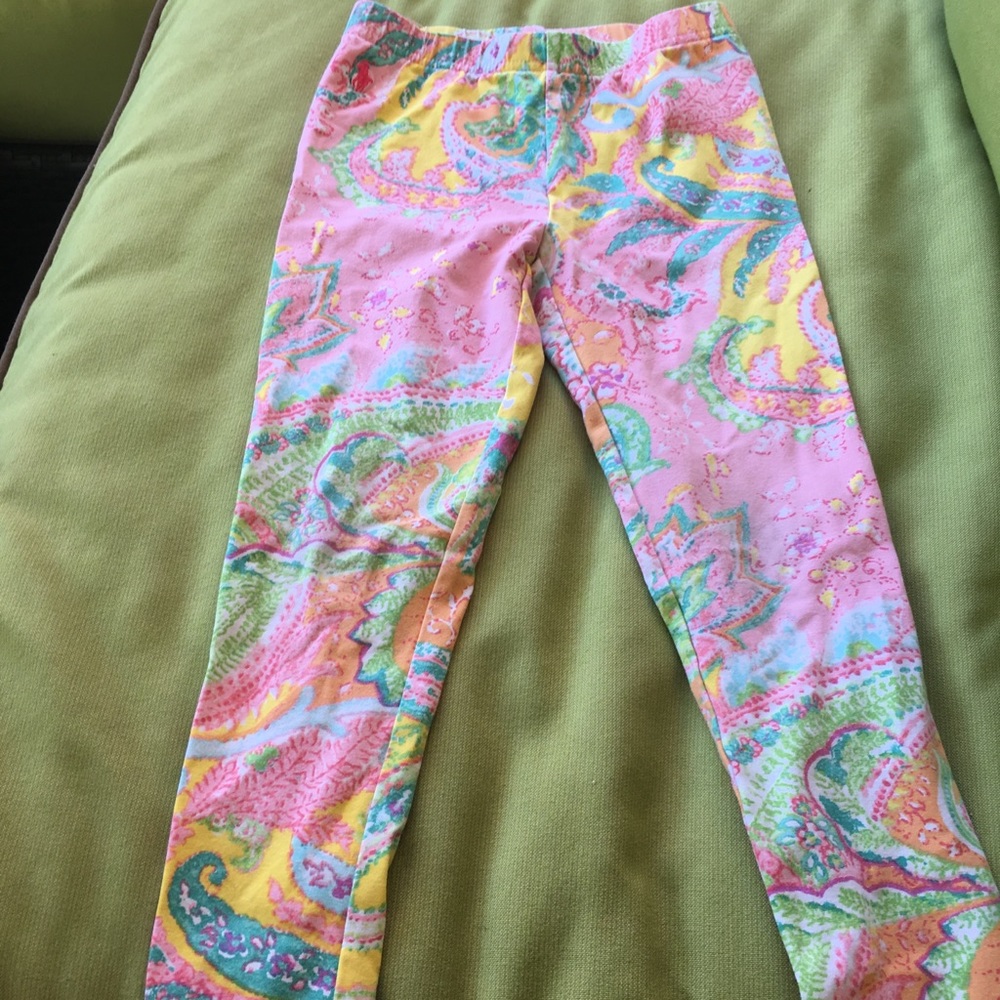 Ralph Lauren Paisley Leggings Size 6. EUC.